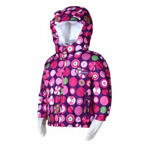 bunda zimní s kožíškem, Pidilidi, PD979, růžová - 80 | 1rok