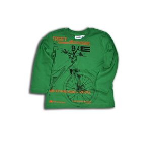 tričko s dlouhým rukávem, Wendee, OZFB101647-1, zelená - 116 | 6let
