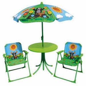 Zahradní set Krtek židle + stolek +  deštník, WIKY, 170401