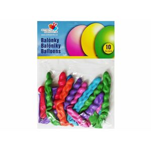 Balónek nafukovací - sada 10ks PODLOUHLÝ, Smart Balloons, W040567