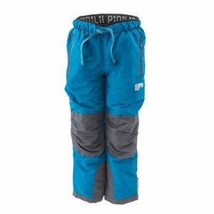 kalhoty sportovní outdoorové, podšité fleezovou podšívkou, Pidilidi, PD1121-04, modrá - 152 | 12let