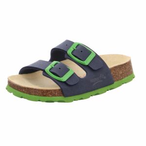 chlapecké korkové pantofle FOOTBED, Superfit, 0-800111-8200, zelená - 34