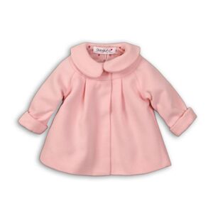 Kabátek kojenecký s límcem a podšívkou, Minoti, BOW 7, růžová - 80/86 | 12-18m