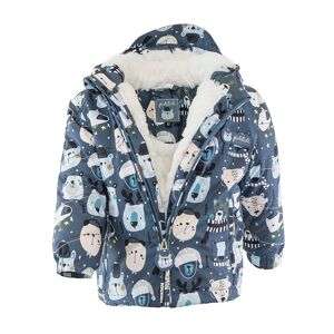 bunda zimní chlapecká s kožíškem, Pidilidi, PD1130, kluk - 86 | 18m