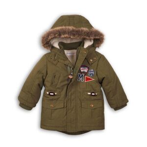 Kabát chlapecký zimní Parka, Minoti, GREAT 2, khaki - 68/80 | 6-12m