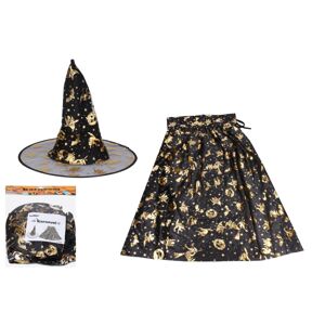 Set karneval - čarodějnice (klobouk, plášť), Wiky, W027547