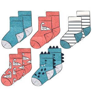 Ponožky chlapecké 5pack, Minoti, 13sock 6, Kluk - 50/68 | 0-6m