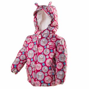 bunda zimní s kožíškem, Pidilidi, PD1035-03, růžová - 92 | 2roky