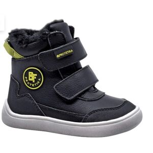 Chlapecké zimní boty Barefoot TARIK NERO, Protetika, černá - 29