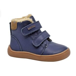 Chlapecké zimní boty Barefoot DENY NAVY, Protetika, modrá - 28