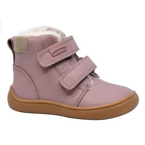 Dívčí zimní boty Barefoot DENY PINK, Protetika, růžová - 27