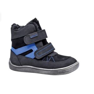 Chlapecké zimní boty Barefoot RODRIGO BLACK, Protetika, černá - 26