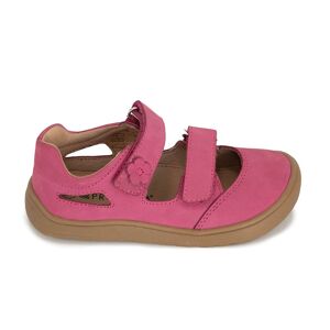 Dívčí sandály Barefoot PADY KORAL, Protetika, červená - 29