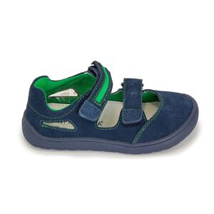 Chlapecké sandály Barefoot PADY NAVY, Protetika, modrá - 28